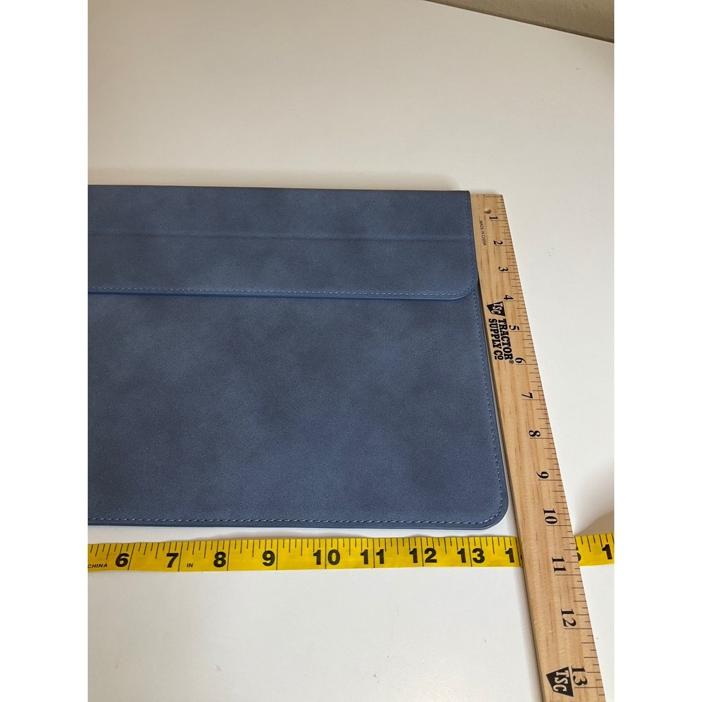 Laptop Sleeve Case Stand 13" MacBook Air Pro Surface Universal Vegan Leather - Picture 6 of 7